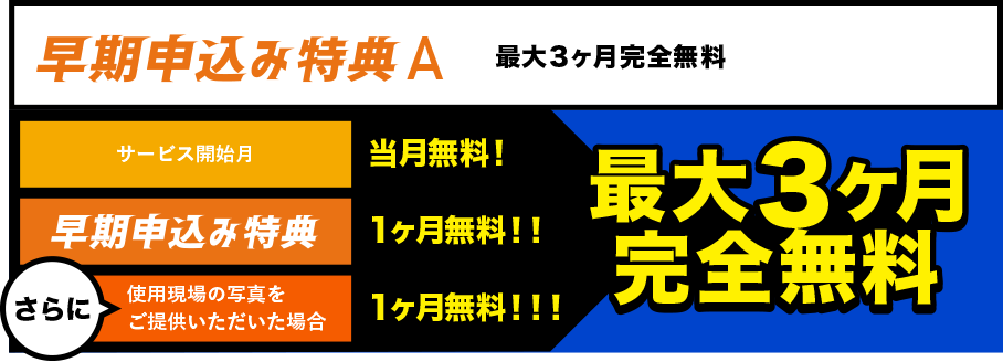 早期申込み特典A